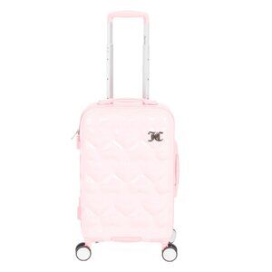 JUICY COUTURE Light Pink 21in Estelle Hardside Carry-on Spinner